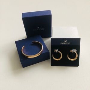 new Swarovski matching earrings and Bracelet